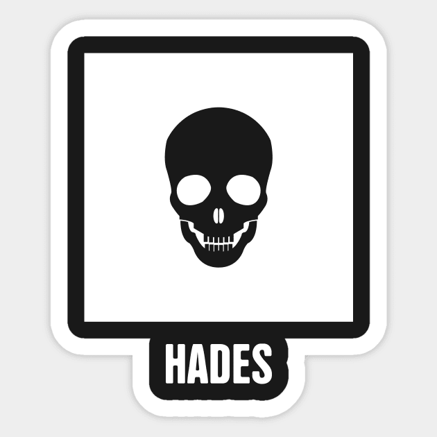 Hades | Greek Mythology God Symbol Sticker by MeatMan